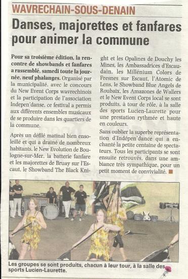 Rencontre inter showband à Wavrechain-sous-Denain